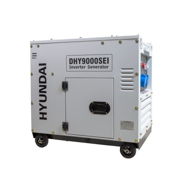 Generator de curent inverter monofazat Hyundai DHY-9000SEi cu motor diesel, 6.5kVA Generator de curent inverter monofazat Hyundai DHY-9000SEi cu motor diesel, 6.5kVA