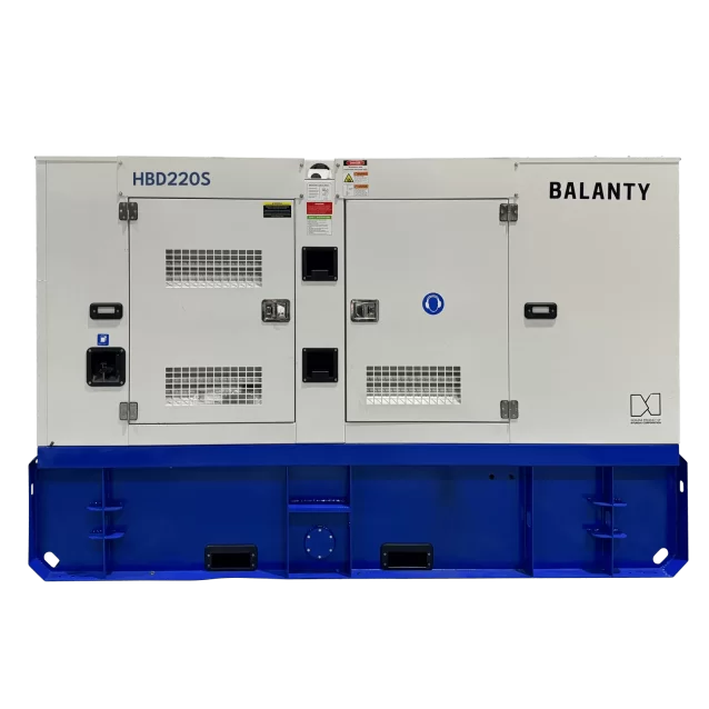 Generator de curent trifazat cu motor diesel Balanty by Hyundai HBD220S, 176 kW