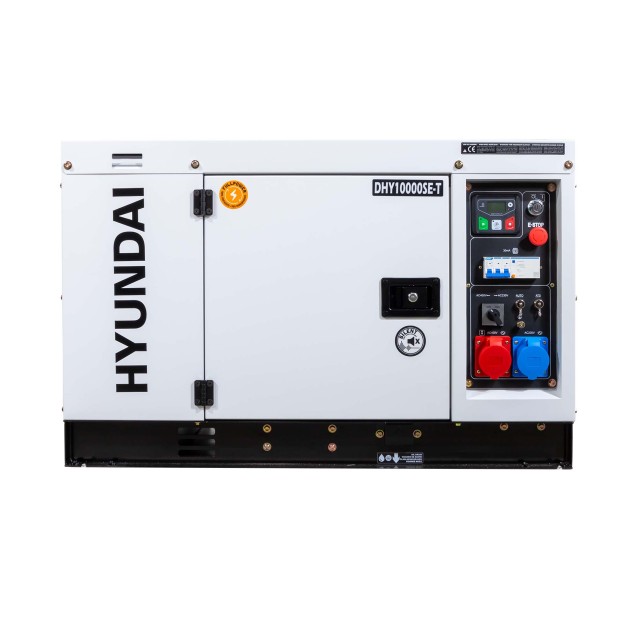 Generator de curent trifazat cu motor diesel Hyundai DHY10000SE-T, 7.6kw Generator de curent trifazat cu motor diesel Hyundai DHY10000SE-T, 7.6kw