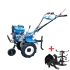 Motocultor Hyundai HY-MC85 pe benzina, putere 7 CP, 212 cmc, latime maxima de lucru 85 cm, adancime de frezare 10-30 cm, freza de pamant si roti de cauciuc incluse
