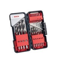 Set 18 burghie coada cilindrica pentru metal Bosch HSS PointTeQ 1 -10 mm Set 18 burghie coada cilindrica pentru metal Bosch HSS PointTeQ 1 -10 mm