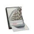 Set 10 burghie coada cilindrica pentru metal Bosch HSS-G 1 -10 mm