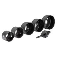 Set 5 carote cu adaptor lemn/gips Makita 32 - 64 mm Set 5 carote cu adaptor lemn/gips Makita 32 - 64 mm