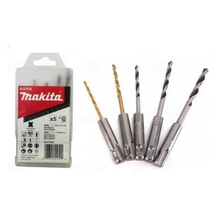 Set 5 burghie SDS-Plus lemn/metal Makita