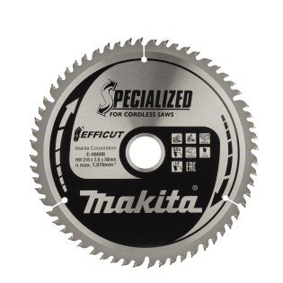 Panza Fierastrau Circular SPECIALIZED EFFICUT Makita 216 x 30 mm 60T Panza Fierastrau Circular SPECIALIZED EFFICUT Makita 216 x 30 mm 60T