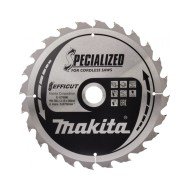 Panza Fierastrau Circular SPECIALIZED EFFICUT Makita 260 x 30 mm 24T Panza Fierastrau Circular SPECIALIZED EFFICUT Makita 260 x 30 mm 24T