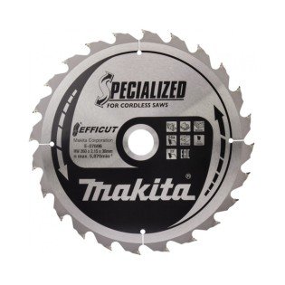 Panza Fierastrau Circular SPECIALIZED EFFICUT Makita 260 x 30 mm 24T Panza Fierastrau Circular SPECIALIZED EFFICUT Makita 260 x 30 mm 24T