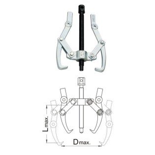 Extractor cu doua brate reglabile UNIOR 300x240 NR.3 680/2