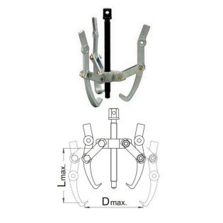 Extractor cu trei brate reglabile UNIOR 160x130 NR.1 682/5 Extractor cu trei brate reglabile UNIOR 160x130 NR.1 682/5