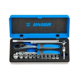 UNIOR Trusa chei tubulare cu antrenor de 1/4 inch - 16 piese 188BI UNIOR Trusa chei tubulare cu antrenor de 1/4 inch - 16 piese 188BI