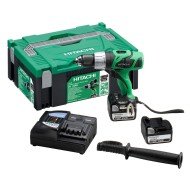 Masina de gaurit cu percutie cu acumulatori HITACHI DV14DBL Masina de gaurit cu percutie cu acumulatori HITACHI DV14DBL