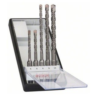 Set Robust Line 5 burghie SDS-plus-5 BOSCH diametre  5, 6, 8, 10 Set Robust Line 5 burghie SDS-plus-5 BOSCH diametre  5, 6, 8, 10
