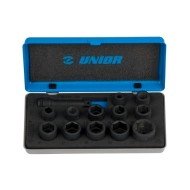 UNIOR Trusa capete chei tubulare de impact de 3/8 inch - 16 piese UNIOR Trusa capete chei tubulare de impact de 3/8 inch - 16 piese