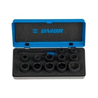 UNIOR Trusa capete chei tubulare de impact de 3/8 inch - 16 piese UNIOR Trusa capete chei tubulare de impact de 3/8 inch - 16 piese