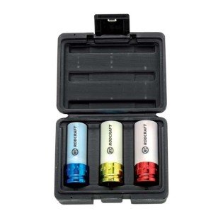 Set chei tubulare de impact lungi pentru genti de aliaj RODCRAFT RS413WP 1/2 inch - 3 piese Set chei tubulare de impact lungi pentru genti de aliaj RODCRAFT RS413WP 1/2 inch - 3 piese