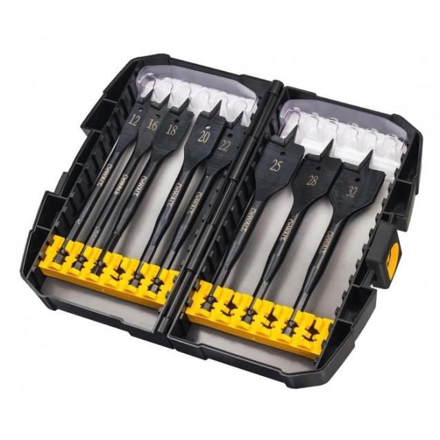 Set 8 burghie plate pentru lemn DEWALT DT7943B Set 8 burghie plate pentru lemn DEWALT DT7943B
