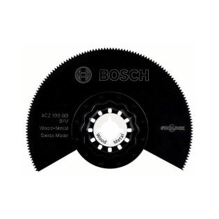 BOSCH - Pânză de ferăstrău segmentată Starlock BIM ACZ 100 BB Lemn si Metal BOSCH - Pânză de ferăstrău segmentată Starlock BIM ACZ 100 BB Lemn si Metal
