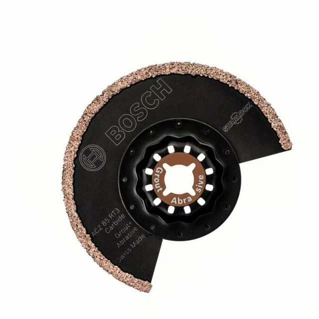 BOSCH - Pânză de ferăstrău segmentată cu strat de acoperire din carburi metalice Starlock RIFF ACZ 85 RT3