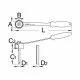 Truvativ® scula pentru ax pedalier, cu maner UNIOR - 1671.7/2BI Truvativ® scula pentru ax pedalier, cu maner UNIOR - 1671.7/2BI