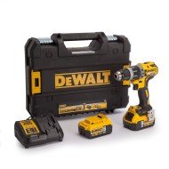 Masina compacta de gaurit cu percutie cu acumulatori DeWalt DCD796P2, motor fara perii, 18V XR Li-Ion 5,0Ah Masina compacta de gaurit cu percutie cu acumulatori DeWalt DCD796P2, motor fara perii, 18V XR Li-Ion 5,0Ah