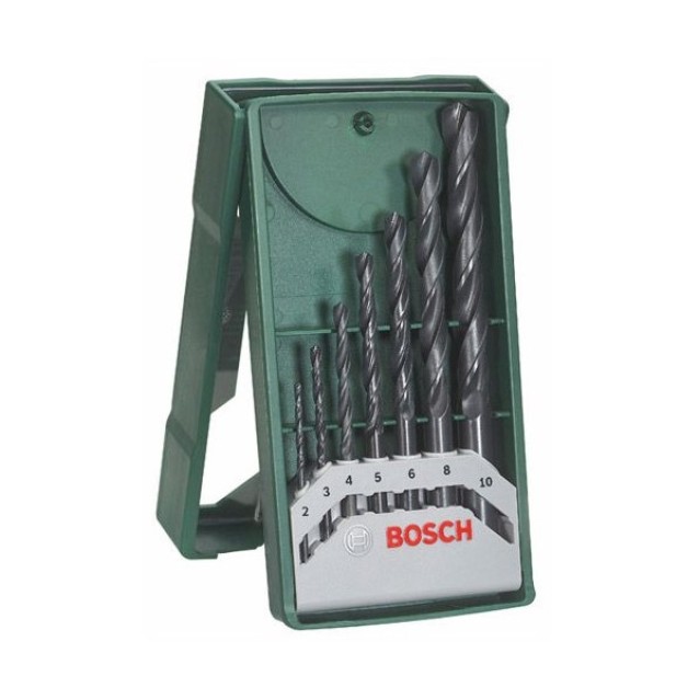 Burghiu coada cilindrica pentru metal Bosch Set 7 buc X-Line