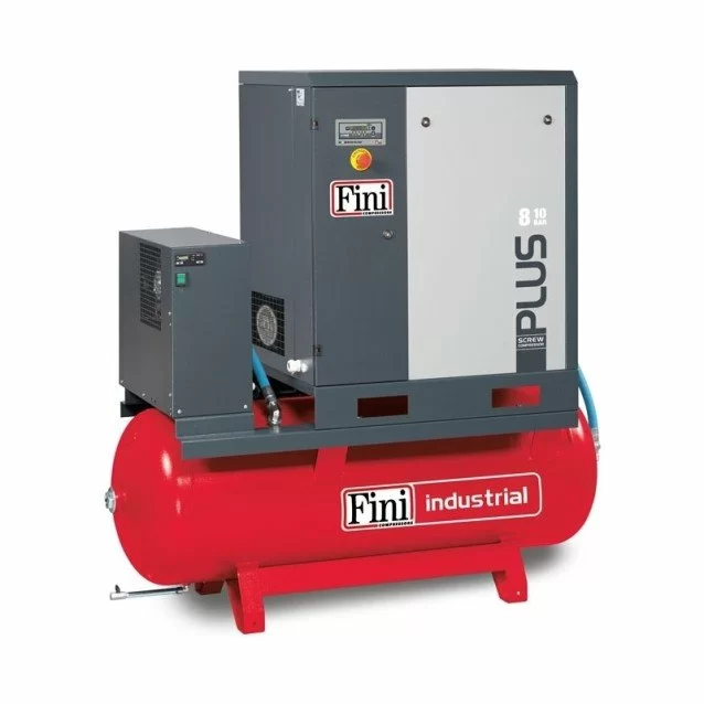 Compresor cu surub Fini cu uscator inclus PLUS 8-10-500ES