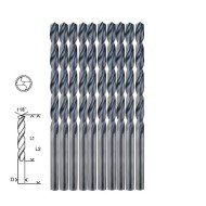 Set 10 burghie lungi pentru metal HSS-G HAWERA 6.0 x 91 x 139 mm Set 10 burghie lungi pentru metal HSS-G HAWERA 6.0 x 91 x 139 mm