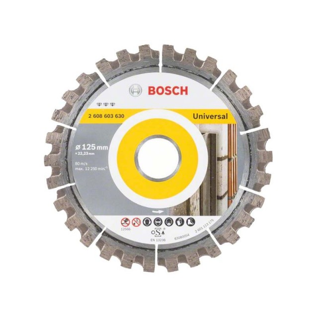 Disc diamantat Bosch Best for Universal 125 x 2.2 x 12