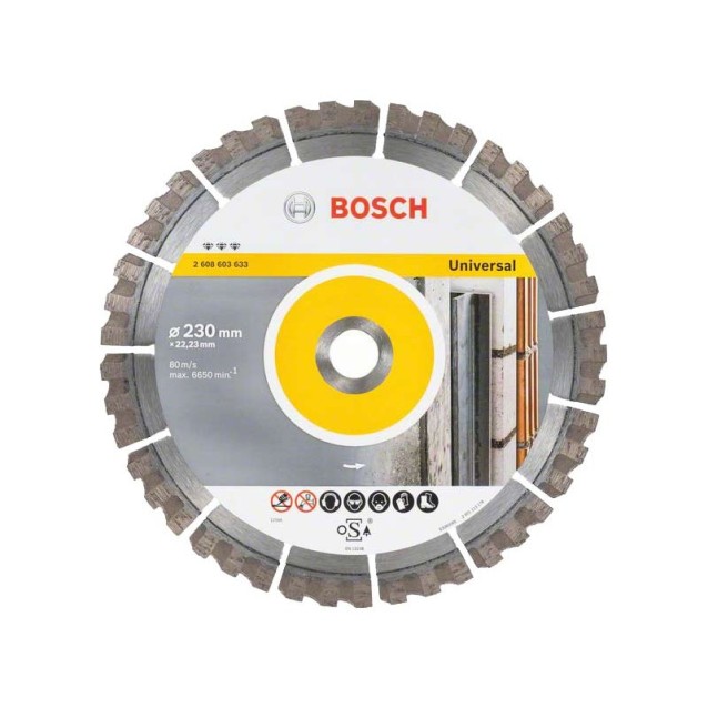 Disc diamantat Bosch Best for Universal 230 x 2.4 x 15