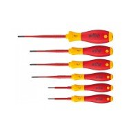 Set 6 surubelnite Torx T8 - T25 slimFIX WIHA SoftFinish izolate electric VDE-GS Set 6 surubelnite Torx T8 - T25 slimFIX WIHA SoftFinish izolate electric VDE-GS