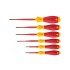 Set 6 surubelnite Torx T8 - T25 slimFIX WIHA SoftFinish izolate electric VDE-GS