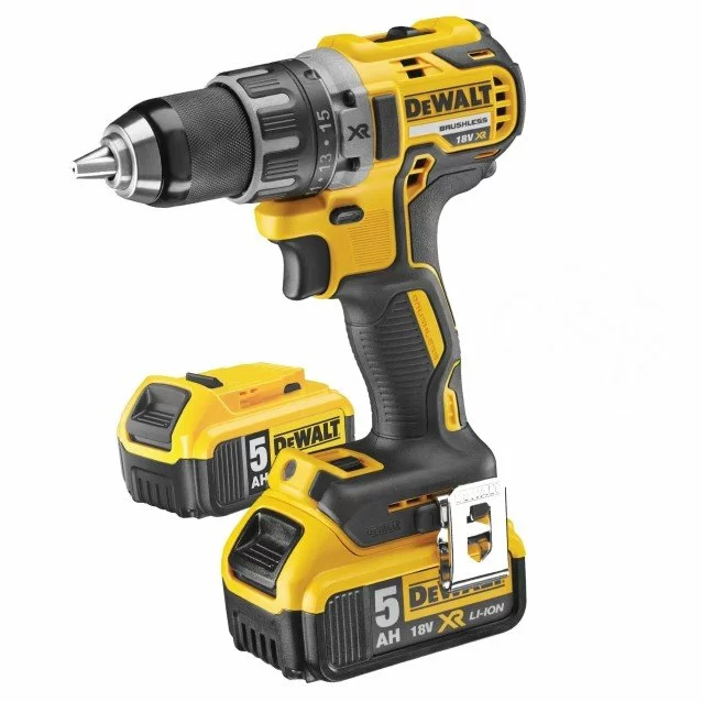 Masina de gaurit/insurubat cu acumulatori DeWalt DCD791P2 XR, 18V, 2 Acu x 5.0 Ah