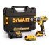 Masina compacta de gaurit cu percutie cu acumulatori DeWalt DCD796D2-QW, motor fara perii, 18V XR Li-Ion 2,0Ah
