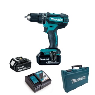 Masina de gaurit cu percutie cu acumulatori Makita DHP482RFE