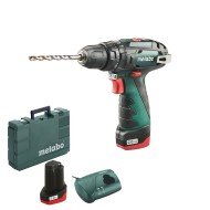 Masina de gaurit cu percutie cu acumulatori Metabo PowerMaxx SB, 2 acum. 2.0Ah Masina de gaurit cu percutie cu acumulatori Metabo PowerMaxx SB, 2 acum. 2.0Ah