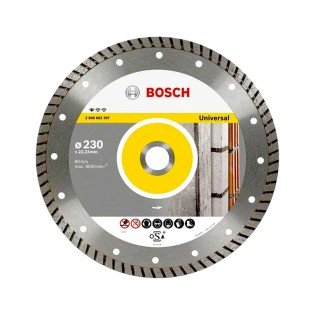 Disc diamantat Bosch Standard for Universal Turbo 230 x 22.3 x 2.5 x 10 Disc diamantat Bosch Standard for Universal Turbo 230 x 22.3 x 2.5 x 10