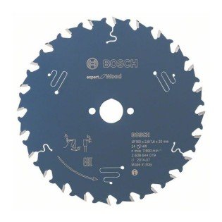 Panza Fierastrau Circular Bosch Expert Wood 160 x 20 x 2,6 24T Panza Fierastrau Circular Bosch Expert Wood 160 x 20 x 2,6 24T