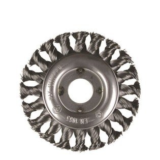 Perie disc cu fire din otel rasucite HITACHI 178 x 0,5 mm Perie disc cu fire din otel rasucite HITACHI 178 x 0,5 mm