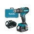 Masina de gaurit cu percutie cu acumulatori Makita DHP485RFE 2 acumulatori 18V, 3,0 Ah