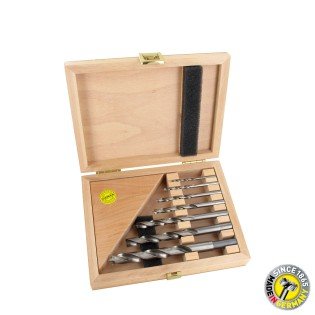 Set 7 burghie HSS pentru lemn 3 - 12 mm FAMAG 1591.507 Set 7 burghie HSS pentru lemn 3 - 12 mm FAMAG 1591.507