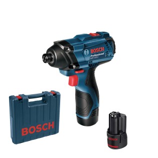Masina de insurubat cu impact cu acumulatori Bosch GDR 120-Li, 2 acum. 1,5Ah, valiza