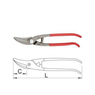 Foarfeca de fasonat tabla  UNIOR - 572L/7PR 280mm Foarfeca de fasonat tabla  UNIOR - 572L/7PR 280mm