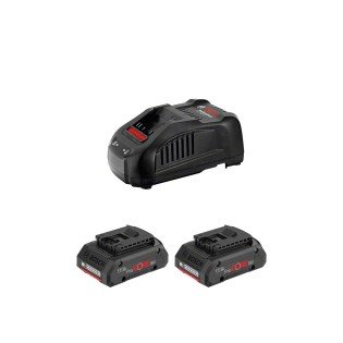 Starter set 2 Acumulatori BOSCH ProCORE 18V 4.0Ah, Incarcator rapid Starter set 2 Acumulatori BOSCH ProCORE 18V 4.0Ah, Incarcator rapid