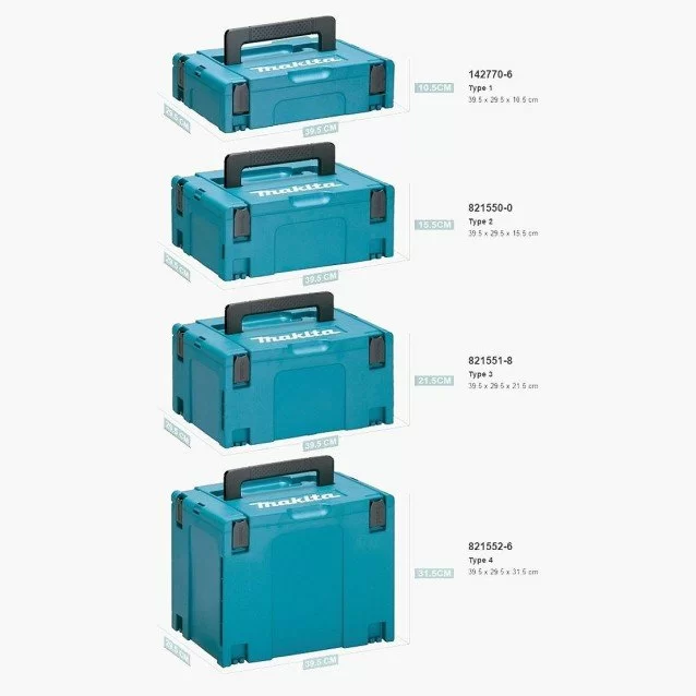 Valiza profesionala pentru scule electrice MAKITA MAKPAC Tip 1 Valiza profesionala pentru scule electrice MAKITA MAKPAC Tip 1