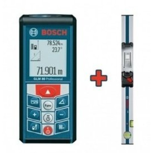 Telemetru cu laser Bosch GLM 80 + R 60