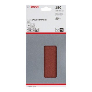 Foi abrazive C430 Bosch R180 set 10 buc