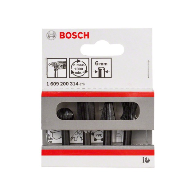 Set 4 freze metal 6mm Bosch