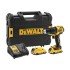 Masina de gaurit cu percutie cu acumulator 18V DeWalt DCD709D2T, 2 x acumulator 2.0 Ah, incarcator si valiza Tstak
