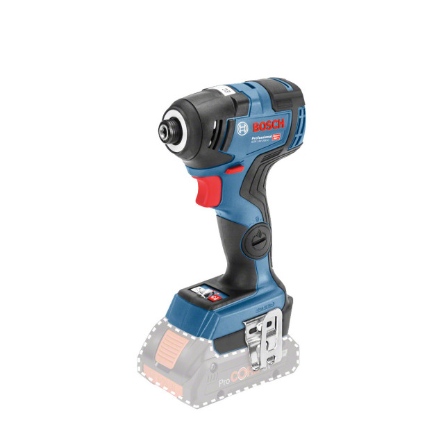 Masina de insurubat cu impact cu acumulator Bosch GDR 18V-200 C, 200 Nm, motor fara perii, livrat fara acumulator si incarcator