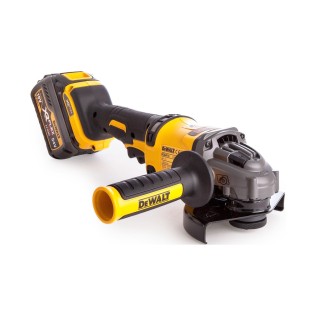 Polizor unghiular cu 3 acumulatori, Li-Ion, 18 V, 5 Ah, 125 mm DeWalt DCG405P3